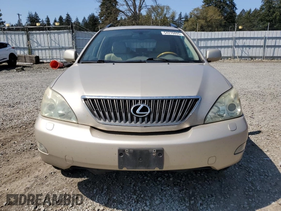 2004 Lexus RX 330 with VIN JTJHA31U940011083, listed as a Copart auction lot 54270895 with 220,856 mi miles and Salvage Title. Bid and sale history available at DreamBid. Image 5.