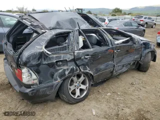 2004 BMW X5 3.0i with VIN 5UXFA13544LU28399, listed as a Copart auction lot 51142305 with 0 mi miles and Non Repairable. Bid and sale history available at carsss.com. Image 3.