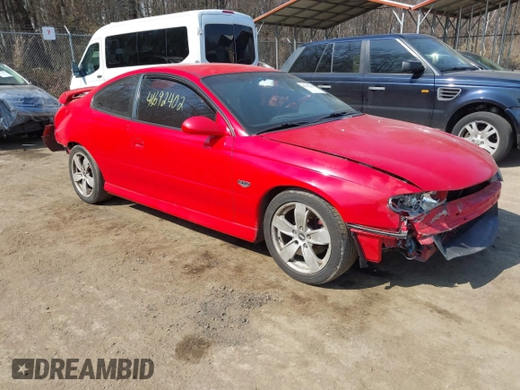 2004 Pontiac GTO with VIN 6G2VX12GX4L269345, listed as a IAAI auction lot 41692402 with 174,146 mi miles. Bid and sale history available at carsss.com. Image 1.