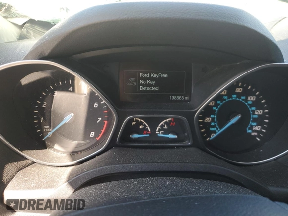 2016 Ford Escape Titanium with VIN 1FMCU9J95GUC74411, listed as a Copart auction lot 50061075 with 198,865 mi miles and Salvage Title. Bid and sale history available at DreamBid. Image 9.