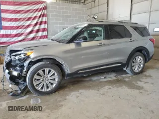 2023 Ford Explorer Limited with VIN 1FMSK8FHXPGB97304, listed as a Copart auction lot 48733905 with 34,721 mi miles and Salvage Title. Bid and sale history available at carsss.com. Image 1.