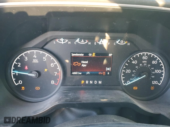 2022 Ford F-150 XL with VIN 1FTMF1CB8NKE01617, listed as a Copart auction lot 46501395 with 40,617 mi miles and Salvage Title. Bid and sale history available at carsss.com. Image 9.