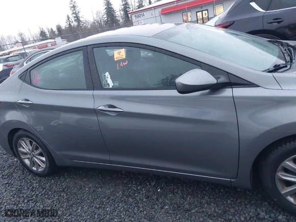 2014 Hyundai Elantra Limited with VIN 5NPDH4AE8EH465342, listed as a IAAI auction lot 41343515 with 1 mi miles. Bid and sale history available at carsss.com. Image 13.