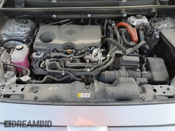 2021 Toyota RAV4 Hybrid LE with VIN 4T3LWRFVXMU045340, listed as a Copart auction lot 53053535 with 37,138 mi miles and Salvage title. Bid and sale history available at DreamBid. Image 11.