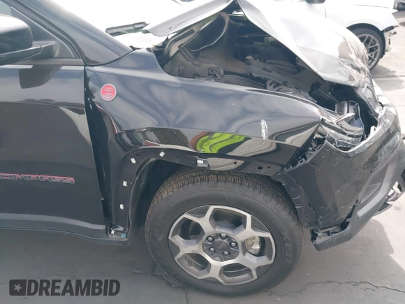 2022 Jeep Compass Trailhawk с VIN 3C4NJDDB1NT227990, выставлен на аукционе IAAI как лот 42574077 с пробегом Не указан миль и . История ставок и продаж доступна на DreamBid. Изображение 12.