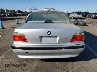 2001 BMW 7 Series 740iL with VIN WBAGH83451DP22611, listed as a Copart auction lot 81555074 with 217,717 mi miles and Salvage Title. Bid and sale history available at carsss.com. Image 6.