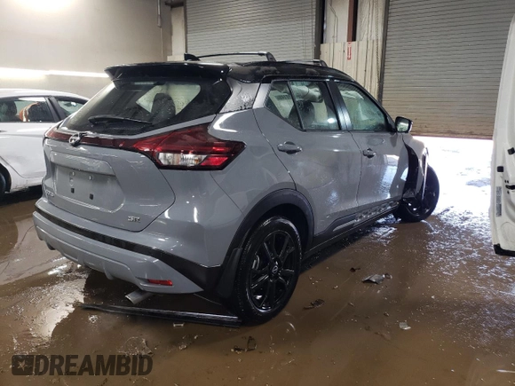 2024 Nissan Kicks SR with VIN 3N1CP5DV1RL522554, listed as a Copart auction lot 48910145 with 16,747 mi miles and Salvage Title. Bid and sale history available at carsss.com. Image 3.