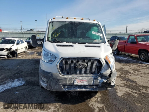 2021 Ford Transit with VIN 1FDBW5P83MKA16280, listed as a Copart auction lot 41982805 with 54,017 mi miles and Salvage Title. Bid and sale history available at DreamBid. Image 5.