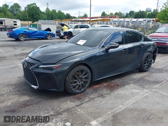 2021 Lexus IS 300 with VIN JTHC81F27M5045061, listed as a IAAI auction lot 42250307 with 64,770 mi miles and . Bid and sale history available at DreamBid. Image 17.