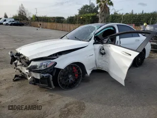 2019 Mercedes-Benz C 63 S AMG с VIN 55SWF8HB2KU307430, выставлен на аукционе Copart как лот 46444954 с пробегом Не указан миль и Списание • Salvage title. История ставок и продаж доступна на DreamBid. Изображение 1.