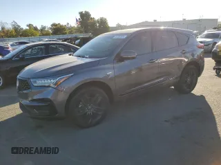 2021 Acura RDX w/A-Spec Package with VIN 5J8TC1H6XML018787, listed as a Copart auction lot 76702624 with 0 mi miles and Clean Title. Bid and sale history available at carsss.com. Image 1.