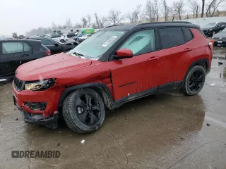 2019 Jeep Compass Altitude z VIN 3C4NJDBB9KT683346, wystawiony jako Copart lot #45036815 z przebiegiem 59 833 mil mil oraz Szkoda całkowita • Salvage title. Historia ofert i sprzedaży dostępna na DreamBid. Obrazek 1.