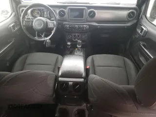 2021 Jeep Wrangler Unlimited 80th Anniversary with VIN 1C4HJXDN7MW680450, listed as a Copart auction lot 87807545 with 117,275 mi miles and Salvage title. Bid and sale history available at DreamBid. Image 8.
