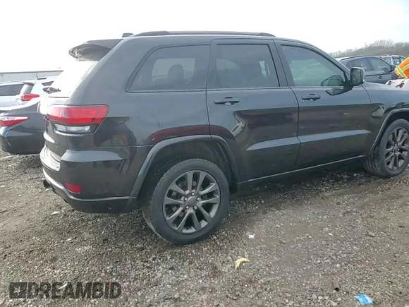 2016 Jeep Grand Cherokee Limited 75th Anniversary with VIN 1C4RJFBT1GC489189, listed as a Copart auction lot 54164175 with 66,741 mi miles and Salvage Title. Bid and sale history available at DreamBid. Image 15.
