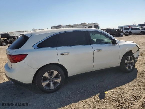 2015 Acura MDX with VIN 5FRYD3H2XFB003124, listed as a Copart auction lot 72588474 with 162,730 mi miles and Salvage Title. Bid and sale history available at carsss.com. Image 3.