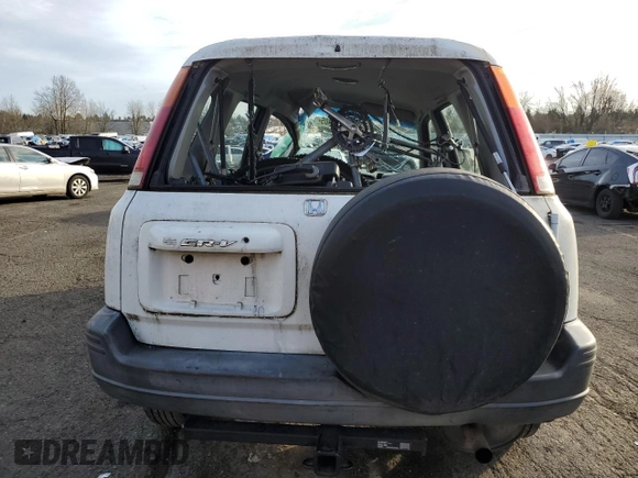 2000 Honda CR-V EX with VIN JHLRD1763YS023383, listed as a Copart auction lot 47251405 with 0 mi miles and Salvage Title. Bid and sale history available at carsss.com. Image 6.