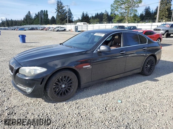 2011 BMW 5 Series 535i xDrive with VIN WBAFU7C55BC779358, listed as a Copart auction lot 55863655 with 183,419 mi miles and Clean Title. Bid and sale history available at DreamBid. Image 1.