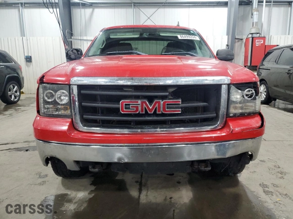 2007 GMC Sierra 1500 SLE1 with VIN 1GTEK19007Z642555, listed as a Copart auction lot 86499224 with 215,306 mi miles and Salvage Title. Bid and sale history available at carsss.com. Image 5.