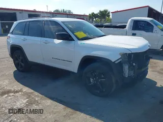 2023 Jeep Grand Cherokee Limited with VIN 1C4RJGBG5PC509713, listed as a IAAI auction lot 41303836 with 20,556 mi miles and . Bid and sale history available at DreamBid. Image 1.