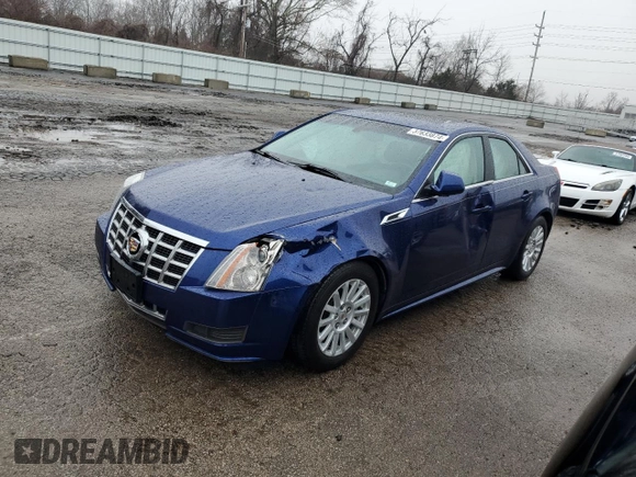 2013 Cadillac CTS Luxury with VIN 1G6DE5E54D0105721, listed as a Copart auction lot 37633874 with 71,341 mi miles and Salvage title. Bid and sale history available at DreamBid. Image 1.