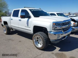 2017 Chevrolet Silverado 1500 LTZ with VIN 3GCUKSEJ1HG352553, listed as a IAAI auction lot 41852204 with 87,883 mi miles. Bid and sale history available at carsss.com. Image 1.