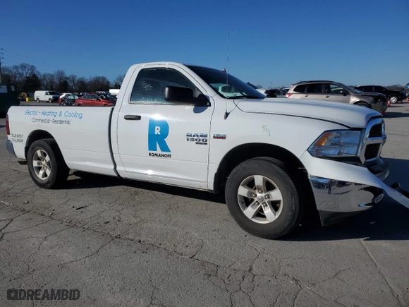 2021 Ram 1500 Classic Tradesman with VIN 3C6JR6DT7MG538785, listed as a Copart auction lot 87669655 with 82,005 mi miles and Salvage Title. Bid and sale history available at carsss.com. Image 4.