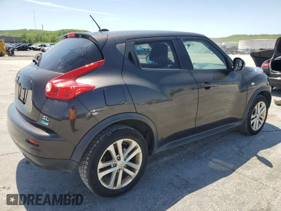 2012 Nissan Juke SV with VIN JN8AF5MR7CT107045, listed as a Copart auction lot 54165415 with 185,117 mi miles and Clean Title. Bid and sale history available at carsss.com. Image 3.