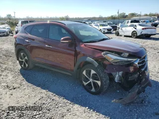 2016 Hyundai Tucson Eco with VIN KM8J33A21GU068089, listed as a Copart auction lot 81078664 with 105,959 mi miles and Salvage Title. Bid and sale history available at carsss.com. Image 4.
