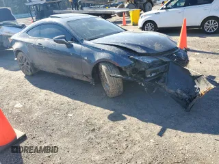 2021 Lexus RC with VIN JTHGZ5BC7M5023534, listed as a Copart auction lot 87201234 with 46,208 mi miles and Salvage Title. Bid and sale history available at carsss.com. Image 4.