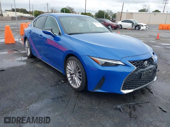 2022 Lexus IS 300 z VIN JTHDA1D22N5121234, wystawiony jako IAAI lot #41796892 z przebiegiem 63 902 mil mil oraz . Historia ofert i sprzedaży dostępna na DreamBid. Obrazek 1.