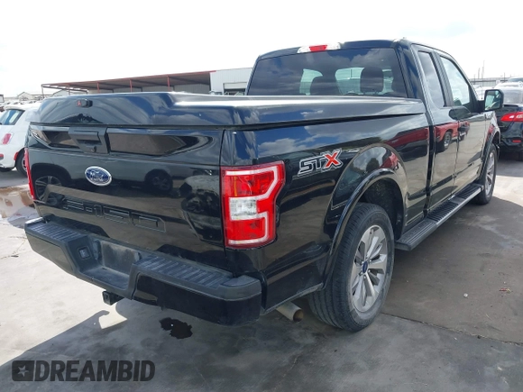 2018 Ford F-150 XL with VIN 1FTEX1CP8JKF28410, listed as a IAAI auction lot 40678411 with 64,138 mi miles and . Bid and sale history available at DreamBid. Image 4.