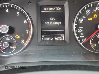 2013 Volkswagen Eos Komfort with VIN WVWBW8AH5DV001888, listed as a Copart auction lot 86886554 with 188,812 mi miles and Salvage Title. Bid and sale history available at DreamBid. Image 9.
