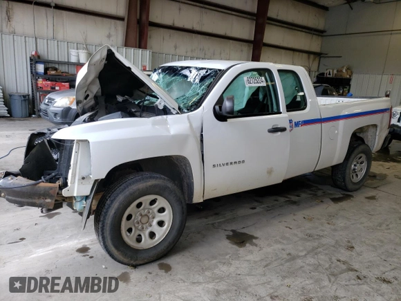 2011 Chevrolet Silverado 1500 Work Truck with VIN 1GCRKPE34BZ148633, listed as a Copart auction lot 62725224 with Not Provided miles and Salvage Title. Bid and sale history available at DreamBid. Image 1.