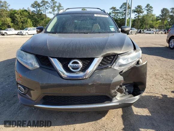 2014 Nissan Rogue SL with VIN 5N1AT2MT1EC797579, listed as a Copart auction lot 52165135 with 167,189 mi miles and Salvage Title. Bid and sale history available at carsss.com. Image 5.