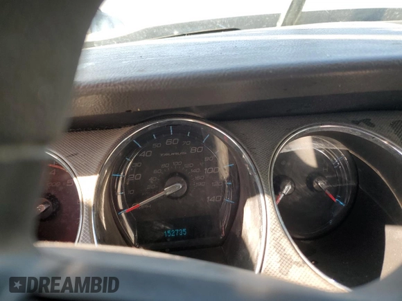 2011 Ford Taurus SE with VIN 1FAHP2DW2BG178002, listed as a Copart auction lot 44917355 with 152,735 mi miles and Salvage Title. Bid and sale history available at DreamBid. Image 9.