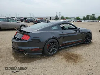 2023 Ford Mustang Mach 1 with VIN 1FA6P8R0XP5500368, listed as a Copart auction lot 59980415 with 20,408 mi miles and Salvage title. Bid and sale history available at DreamBid. Image 3.