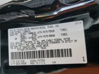 2015 Toyota Tundra Platinum z VIN 5TFAW5F15FX439338, wystawiony jako Copart lot #53471185 z przebiegiem 93 454 mil mil oraz Szkoda całkowita • Salvage title. Historia ofert i sprzedaży dostępna na DreamBid. Obrazek 15.