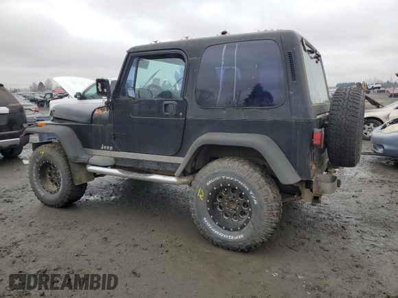 1992 Jeep Wrangler with VIN 2J4FY29S2NJ525697, listed as a Copart auction lot 43551545 with 281,770 mi miles and Salvage Title. Bid and sale history available at carsss.com. Image 2.