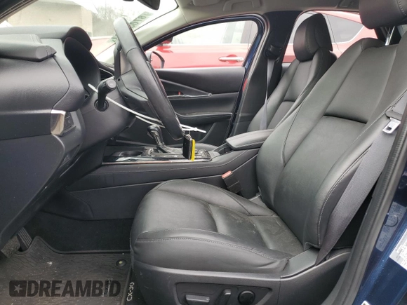 2022 Mazda CX-30 2.5 Turbo with VIN 3MVDMBAY5NM447836, listed as a Copart auction lot 87030384 with 38,008 mi miles and Salvage Title. Bid and sale history available at DreamBid. Image 7.