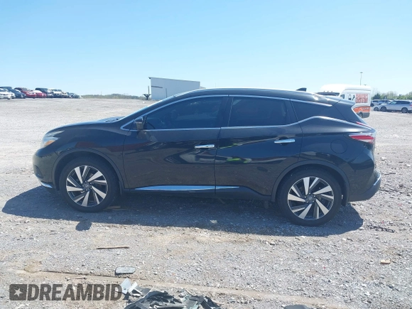 2017 Nissan Murano SL with VIN 5N1AZ2MH3HN111903, listed as a IAAI auction lot 41984282 with 100,514 mi miles and . Bid and sale history available at carsss.com. Image 14.