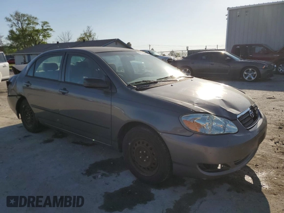 2007 Toyota Corolla CE with VIN 1NXBR32EX7Z916711, listed as a Copart auction lot 52150535 with 250,438 mi miles and Salvage Title. Bid and sale history available at DreamBid. Image 4.
