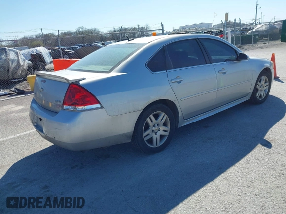 2011 Chevrolet Impala LT Retail with VIN 2G1WB5EK6B1326641, listed as a IAAI auction lot 41859205 with 262,024 mi miles and . Bid and sale history available at DreamBid. Image 4.