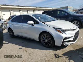 2023 Toyota Corolla SE with VIN JTDS4MCE6PJ101477, listed as a Copart auction lot 49425025 with 35,948 mi miles and Salvage Title. Bid and sale history available at DreamBid. Image 4.