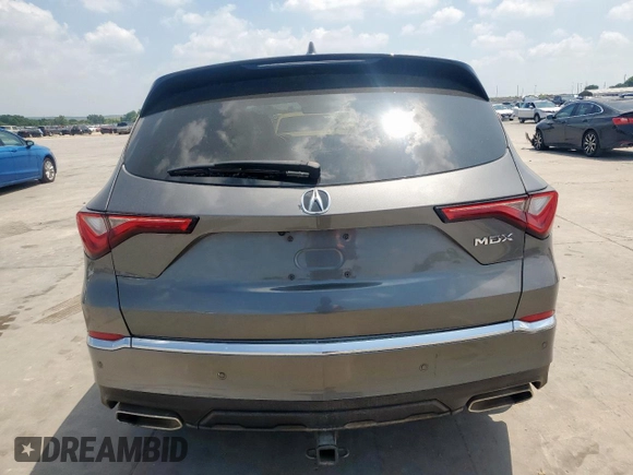 2022 Acura MDX с VIN 5J8YE1H31NL006356, выставлен на аукционе Copart как лот 58054345 с пробегом 35 987 миль миль и Чистый • Clean title. История ставок и продаж доступна на DreamBid. Изображение 6.