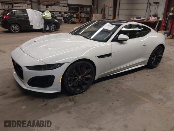 2022 Jaguar F-Type R with VIN SAJD51FEXNCK78598, listed as a IAAI auction lot 41211097 with 12,120 mi miles and . Bid and sale history available at DreamBid. Image 17.