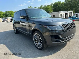 2019 Land Rover Range Rover with VIN SALGS5RE9KA528226, listed as a Copart auction lot 60043915 with 98,488 mi miles and Clean title. Bid and sale history available at DreamBid. Image 4.