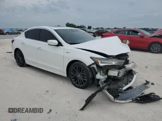 2022 Acura ILX w/Premium/A-Spec Package with VIN 19UDE2F86NA006691, listed as a Copart auction lot 50489625 with 0 mi miles and Non Repairable. Bid and sale history available at carsss.com. Image 4.