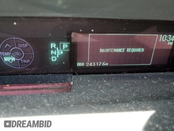 2015 Toyota Prius Four with VIN JTDKN3DU2F1940182, listed as a Copart auction lot 51904005 with 243,176 mi miles and Salvage Title. Bid and sale history available at carsss.com. Image 9.