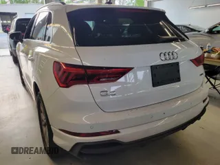 2023 Audi Q3 S line Premium with VIN WA1DECF30P1107280, listed as a IAAI auction lot 42850636 with 49,285 mi miles and . Bid and sale history available at DreamBid. Image 1.