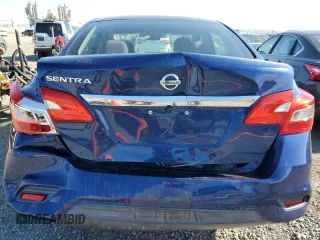 2017 Nissan Sentra S with VIN 3N1AB7AP7HY307091, listed as a Copart auction lot 52600165 with 76,869 mi miles and Salvage Title. Bid and sale history available at carsss.com. Image 6.